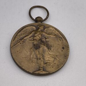 WWI Belgian Victory Medal "Pour La Civilisation" Signed Paul DuBois 1919